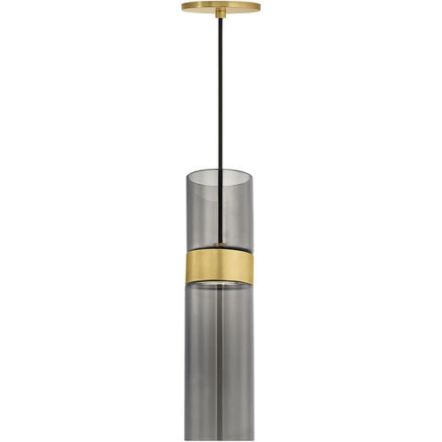 Visual Comfort Modern Collection 700TDMANMTKNB-LED930-277 Sean Lavin Manette LED Natural Brass Pendant Ceiling Light 8.5W 3000K