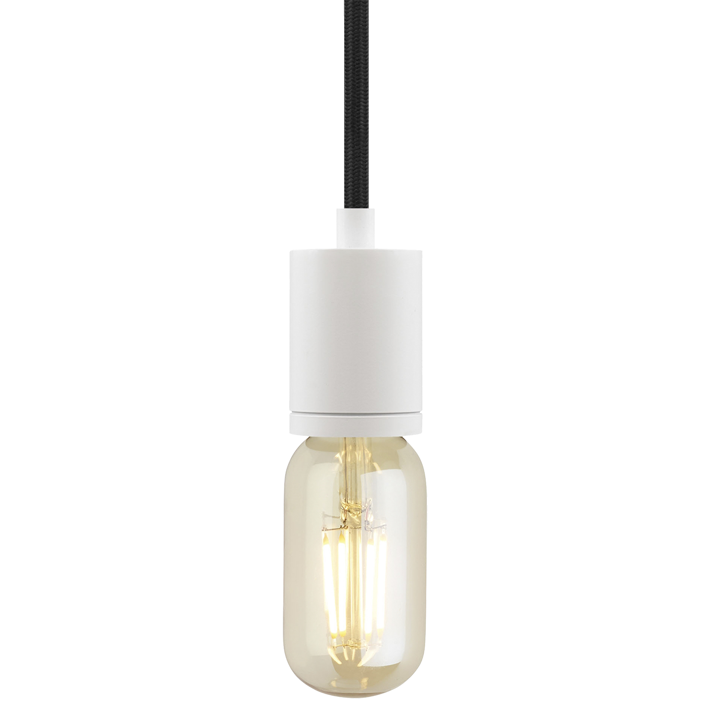 Visual Comfort Modern Collection 700TDSOCOPM16YW SoCo White Pendant Ceiling Light in Gray Cord, Modern Socket, 192"