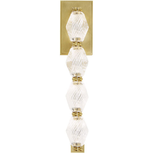 Visual Comfort Modern Collection 700WSCLR15NB-LED930 Sean Lavin Collier Natural Brass ADA Wall Sconce LED 4.1W 3000K