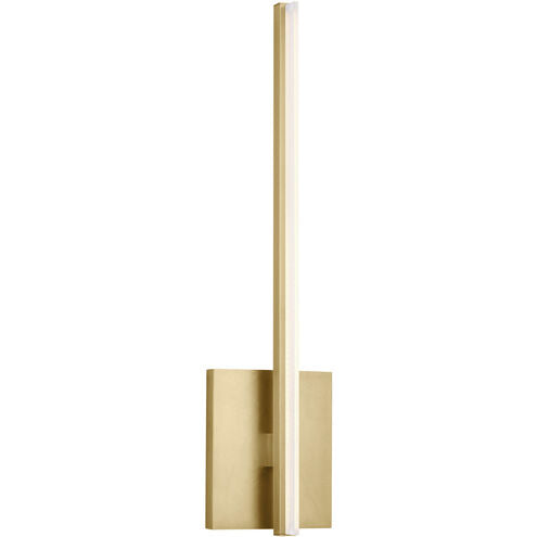 Visual Comfort Modern Collection 700WSKNWNB-LED930-277 Kenway 17" 13W 3000K LED Wall Light Natural Brass
