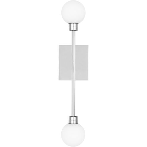 Visual Comfort Modern Collection 700WSMRAS-LED927 Sean Lavin Mara LED 3.7 Inch Satin Nickel ADA Wall Light 2700K 16.8W
