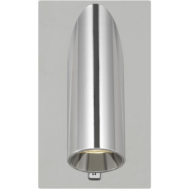 Visual Comfort Modern Collection 700WSPNT5N-LED930 Sean Lavin Ponte ADA LED Wall Sconce 3000K 8W Polished Nickel