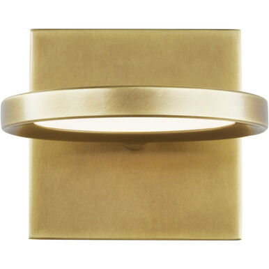 Visual Comfort Modern Collection 700WSSPCTBR-LED930-277 Spectica 7" LED Wall Sconce Plated Brass 3000K 90 CRI