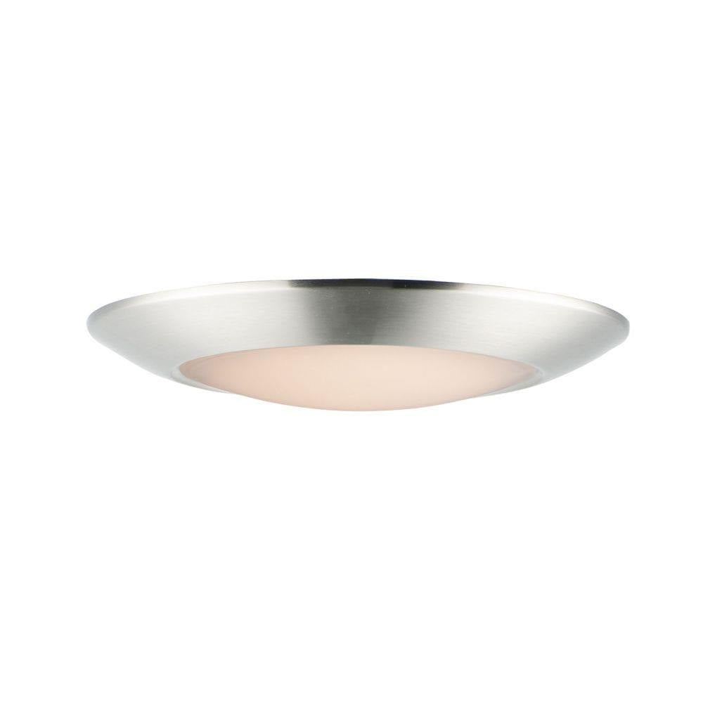 Maxim Lighting 57850WTSN Diverse 1 Light 9.25 Inch Satin Nickel Flush Mount Ceiling Light