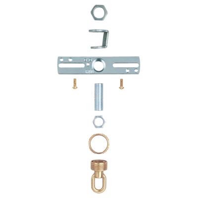 Westinghouse Lighting 7035000 brass finish screw collar loop kit components