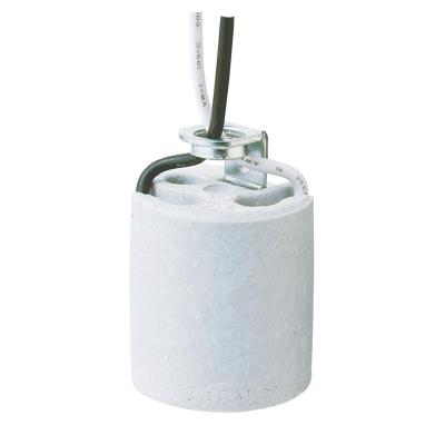 Westinghouse Lighting 7042500 white porcelain fixture socket with 10 inch leads