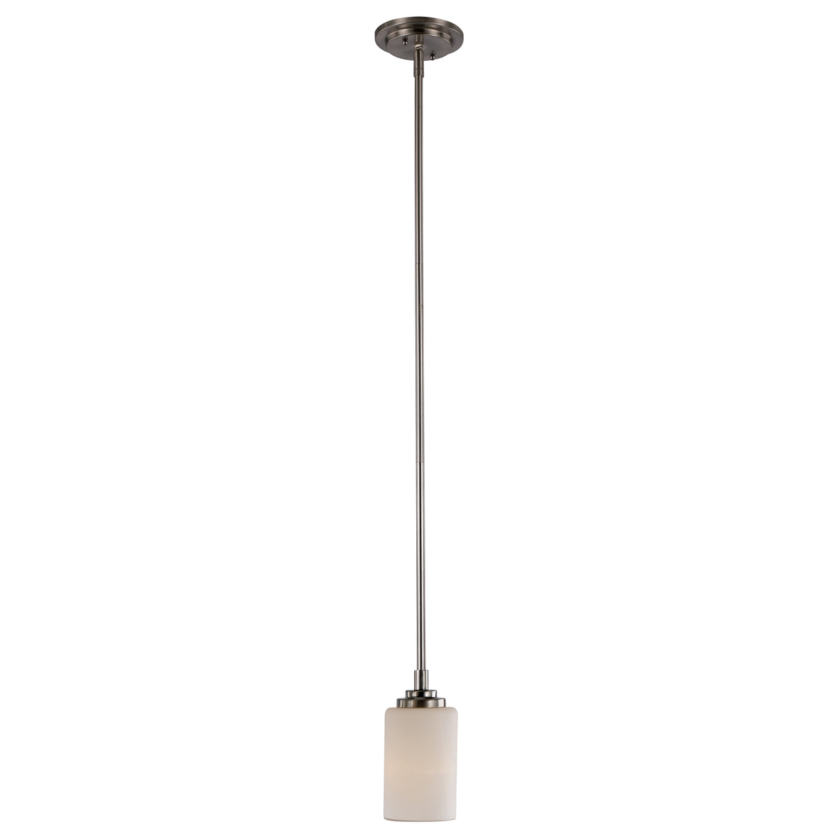 Trans Globe Lighting 70520 BN Mod Pod 1 Light Brushed Nickel Pendant Ceiling Light