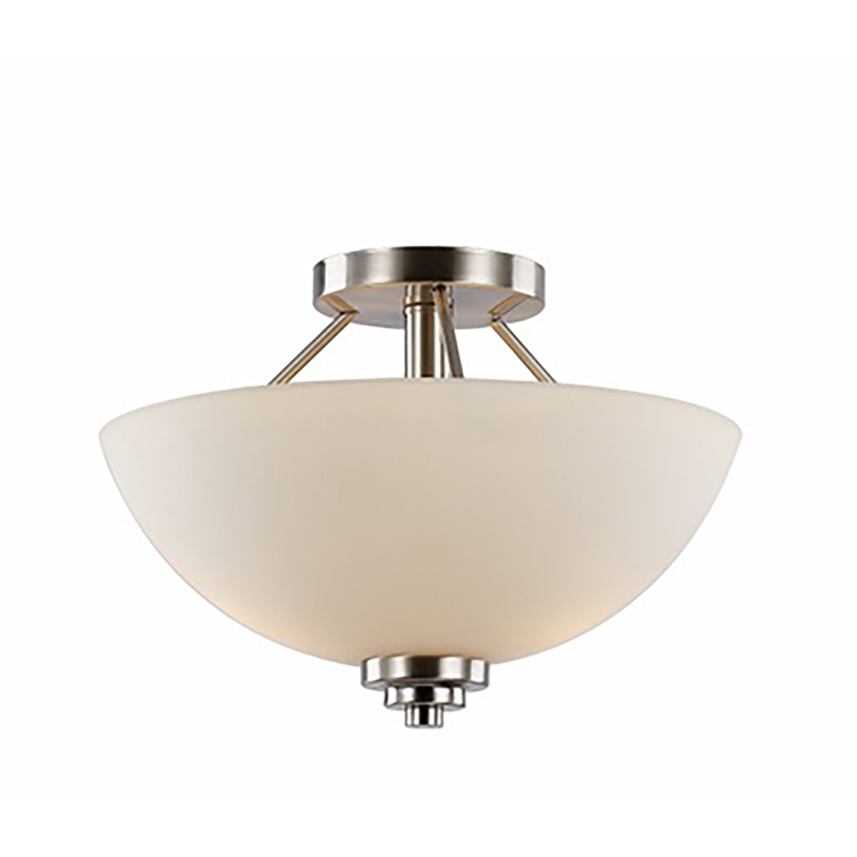 Trans Globe Lighting 70527 BN Mod Pod semi flush ceiling light in brushed nickel