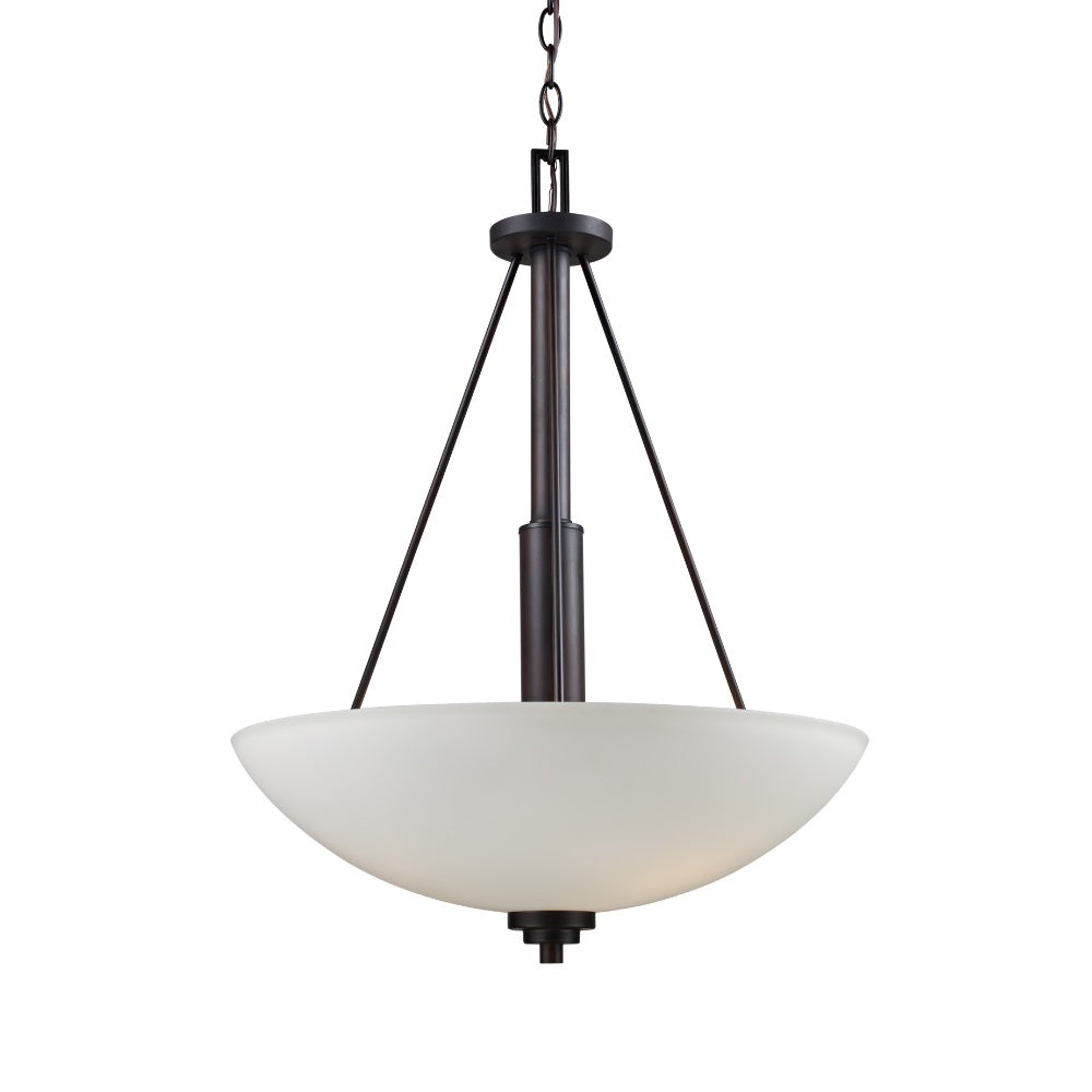 Trans Globe Lighting 70528-1 ROB Mod Pod 3 light pendant ceiling light in rubbed oil bronze