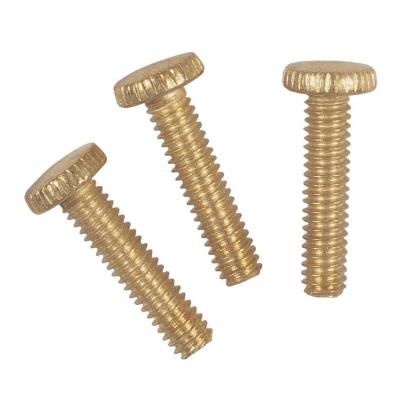 Westinghouse Lighting 7063200 brass plated knurled steel screws 3 pack