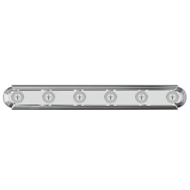 Maxim Lighting 7126 Essentials 6 Light Bath Vanity Wall Light Polished Chrome Finish