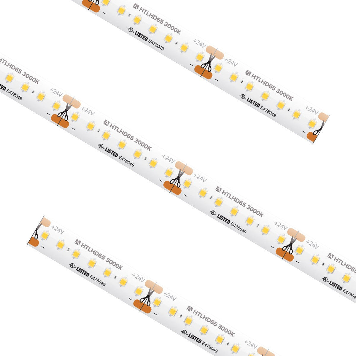 American Lighting HTLHD65-NW-16 Trulux Tape Light 16' Long Tape Light, P65, 1.51" Cut Increment, Color Temperature 3000K, Wattage 3.65W/FT