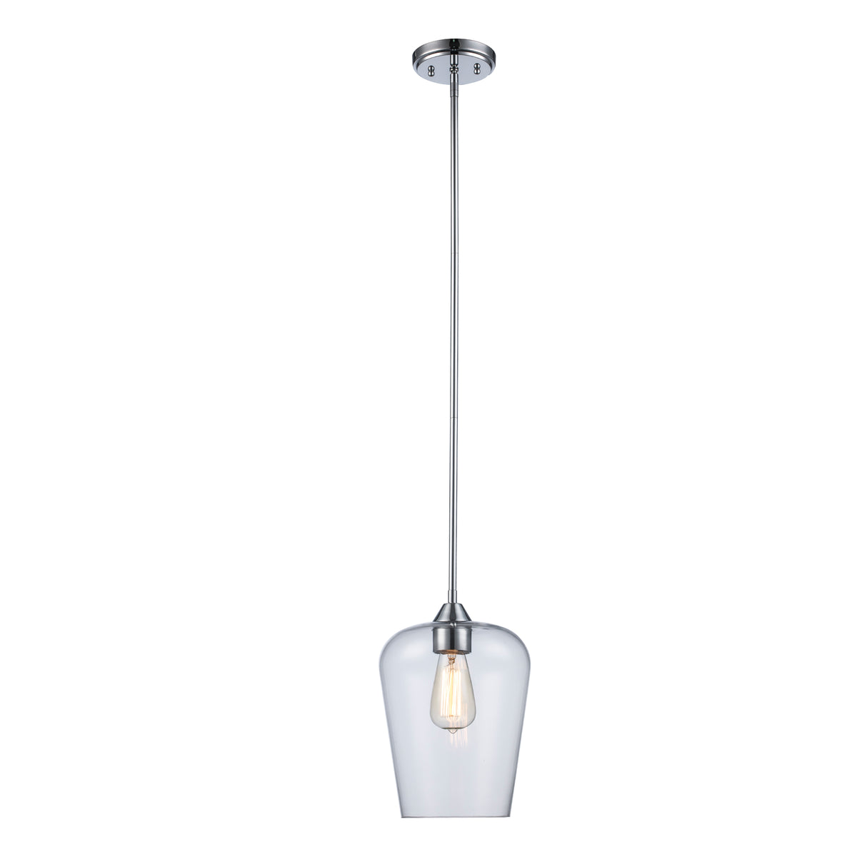 Trans Globe Lighting 71830 PC Kieran polished chrome pendant light