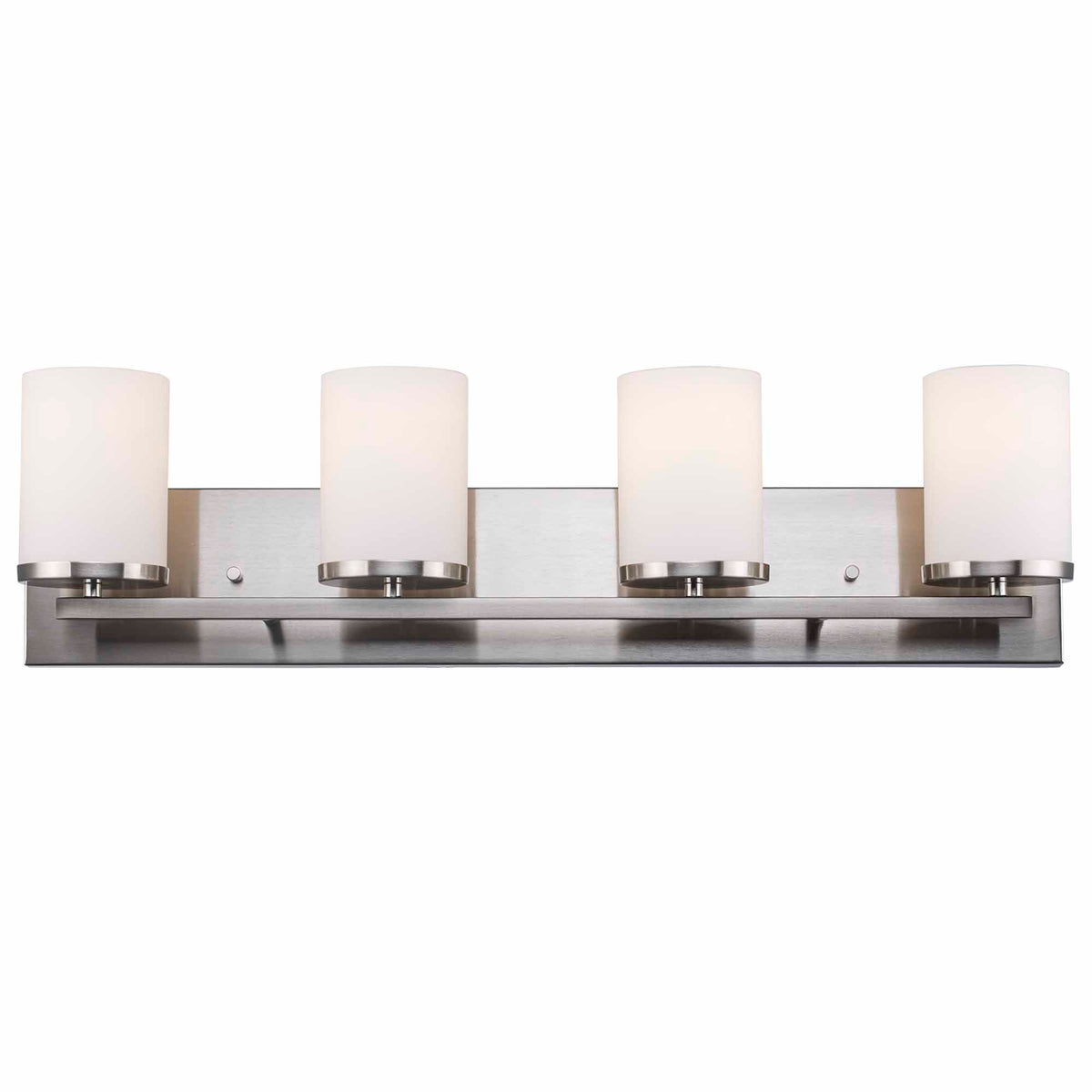 Trans Globe Lighting 71844 BN Nico 4 light brushed nickel bath vanity wall light
