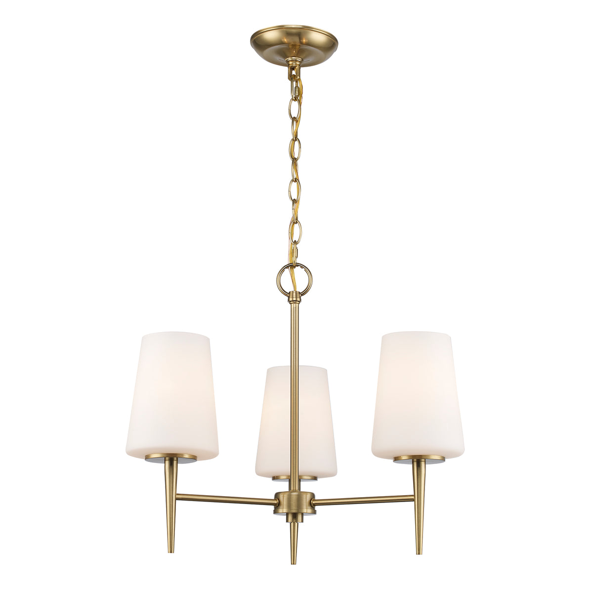 Trans Globe Lighting 71895-3 AG ClassicHorizon 3 light chandelier in Antique Gold