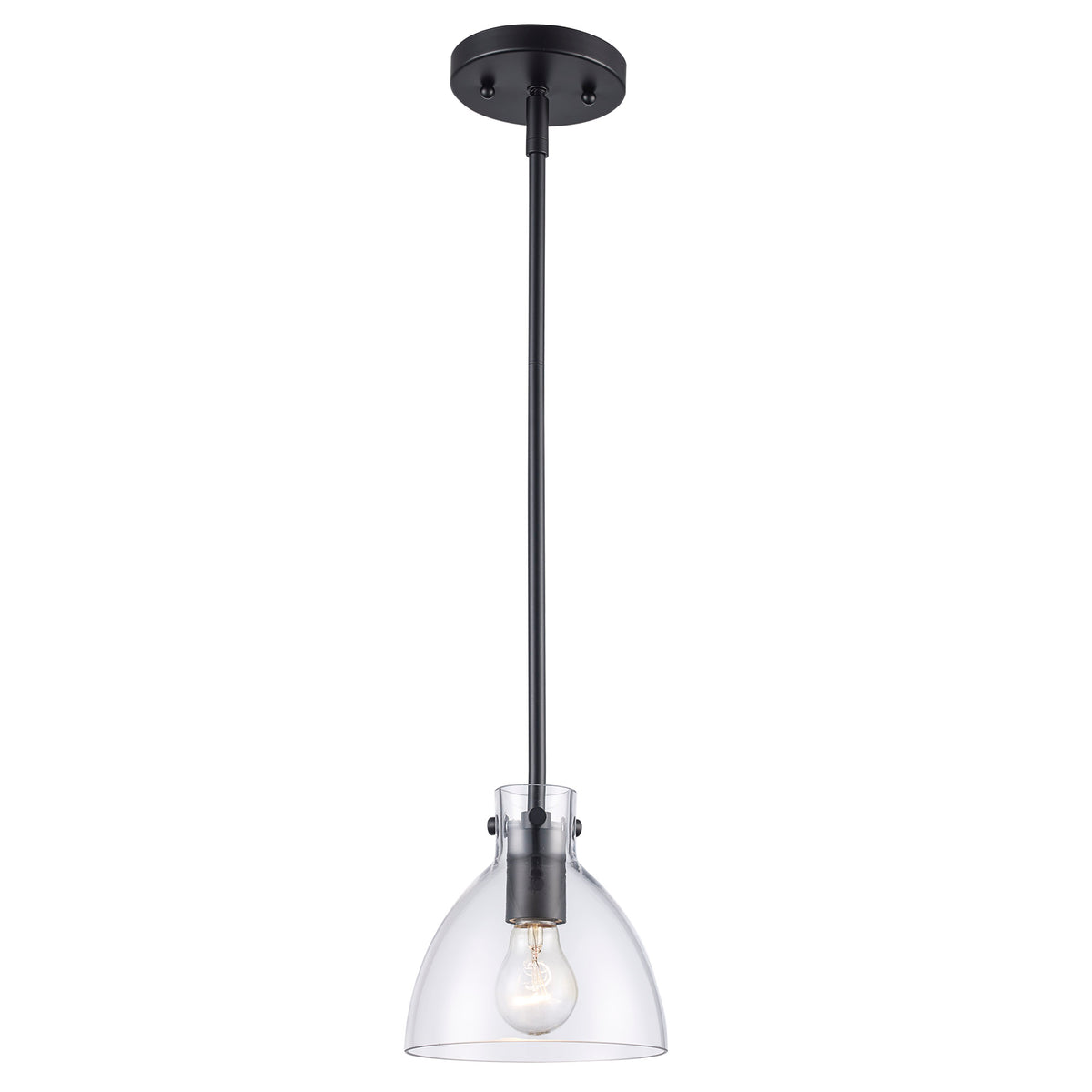 Trans Globe Lighting 71925 BK Stoneglad black pendant ceiling light