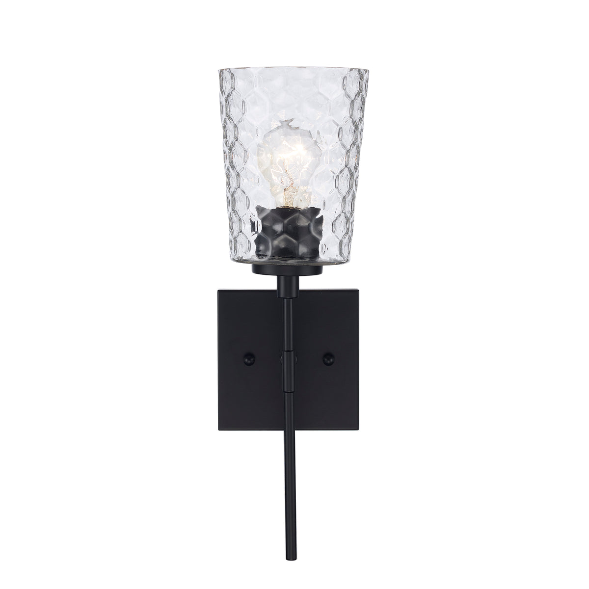Trans Globe Lighting 71971 BK Marina black wall sconce front view