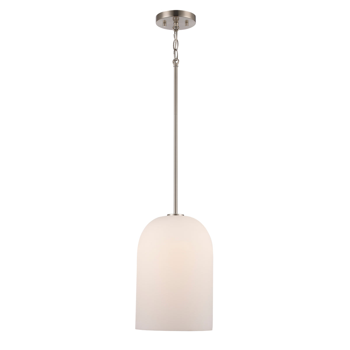 Trans Globe Lighting 72030-1 BN Capri 1 light brushed nickel pendant ceiling light