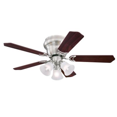 Westinghouse Lighting 7231900 Contempra Trio 42 inch brushed nickel ceiling fan