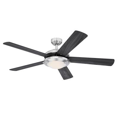 Westinghouse Lighting 7305400 Comet 52 inch brushed nickel ceiling fan