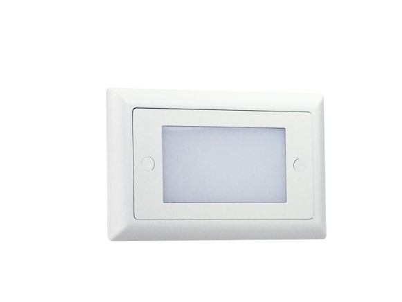 Nora Lighting NSW-642/30W Mia Die-cast Mini Led Step Light With Frosted Lens Face, Voltage 120v, Dimming, Lumens 74lm, Wattage 1.5w, Color Temperature 3000k, White Finish