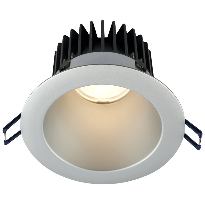 Lotus LED Lights LD4R-27K-HO-4R-SR-ST 4" Round Deep Regressed LED Downlight - High Output - 18W - Silver Reflector - Silver Trim - 2700K - 1,500 Lumens - 120V