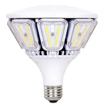 SATCO S9779 LED Corn Bulb, 175W HID Retrofit, E26, Wattage 40W, Lumens 4400 lm, Voltage 100V-277V, Color Temperature 3000K