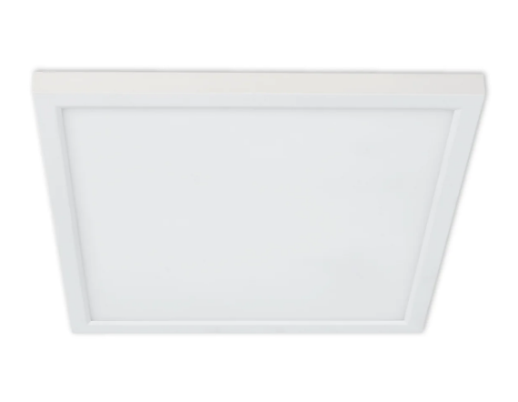 Feit Electric 74208/CA/V2 7.5" Universal Square LED Flat Panel Recessed Ceiling Downlight, Multi-Color Temperature, Wattage 10.5W, Voltage 120V, White Finish