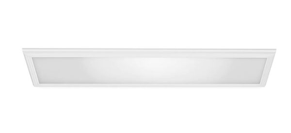 Feit Electric 74218/6WY 1 ft. x 4 ft. Universal Dimmable Flat Panel Decorative LED Ceiling DownLight, Multi-Color Temperature, Wattage 48W, Voltage 120V, White Finish