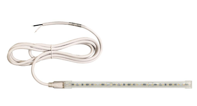 NORA Lighting NUTP13-W36-8-12-930/HW Custom Cut 36-ft, 8-in Continuous LED Tape Light, 330lm / 3.6W per foot, w/ Mounting Clips and 8' Hardwired Power Cord, Voltage 120V, Color Temperature 3000k