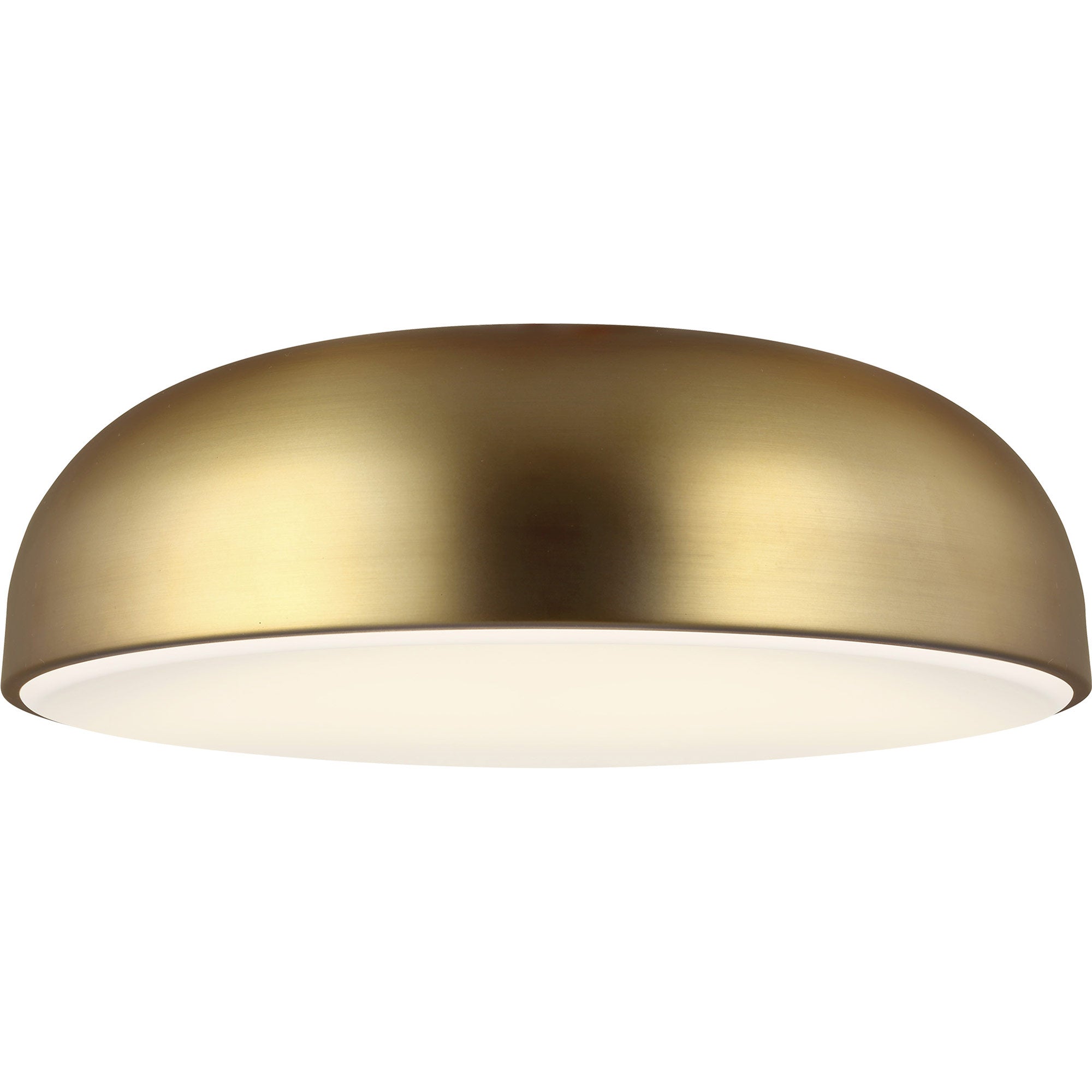Visual Comfort Architectural 700FMKOSA13R-LED930-277 Kosa 13 Inch Ceiling Light, Voltage 277V, Color Temperature 3000K, 1396 Lumens, Aged Brass Finish