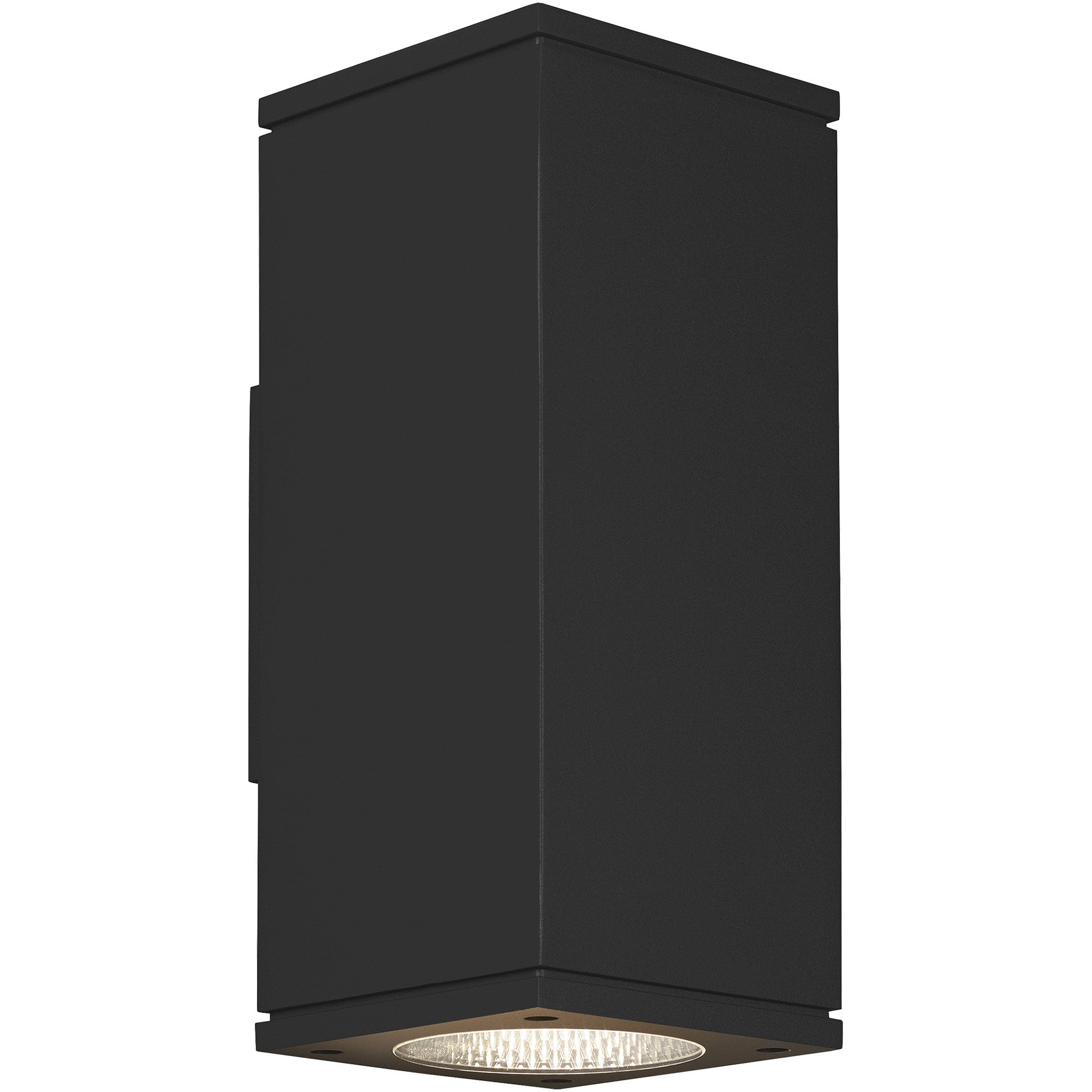 Visual Comfort Modern Collection 700OWTEG84018NCBDOUNVSP Tegel LED 18" Outdoor Wall Light, Downlight Only, Black 80 CRI 4000K 10° Surge Protection