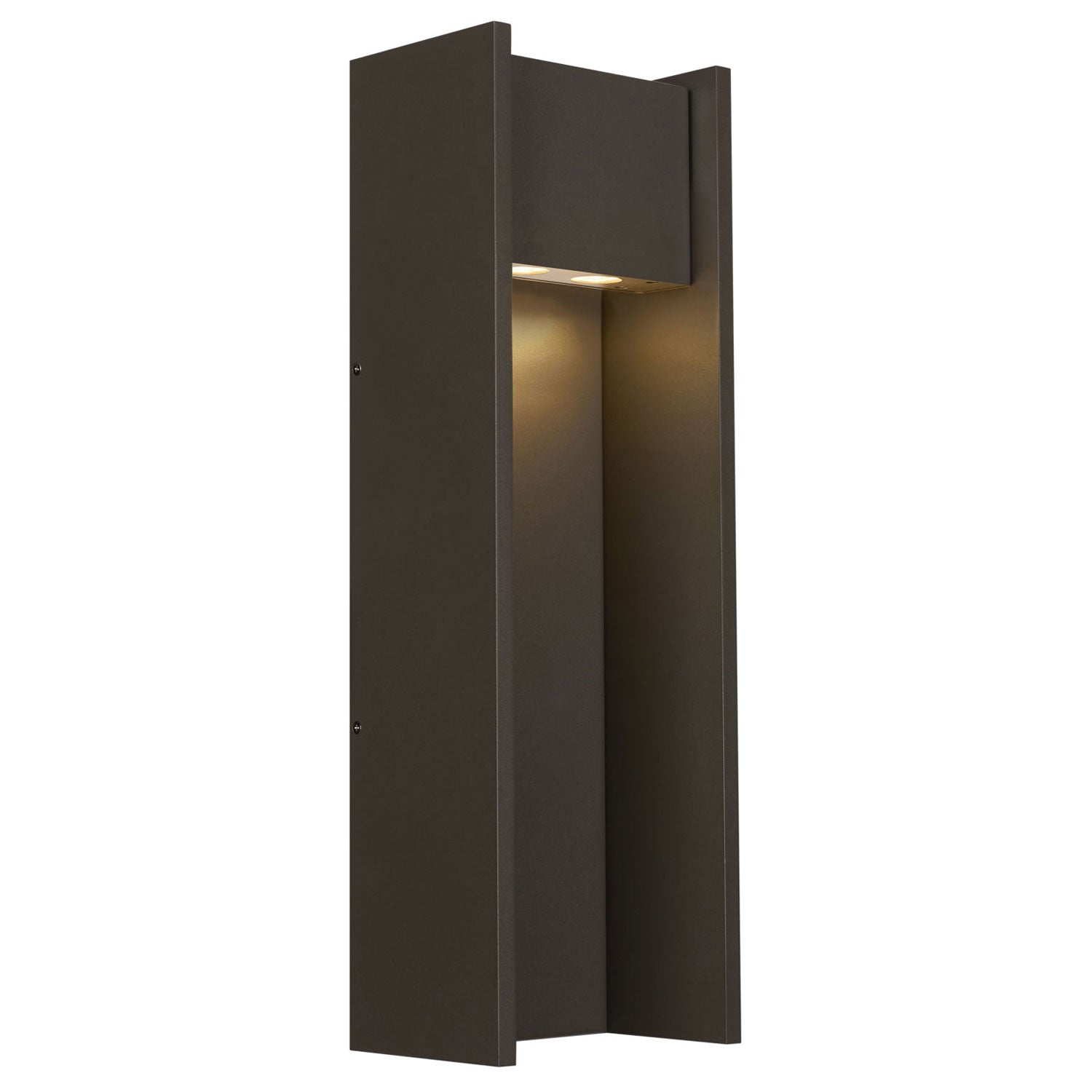 Visual Comfort Modern Collection 700OWZUR92724ZUNVA Zur 24" 20.5W 2700K LED Outdoor Wall Light Bronze