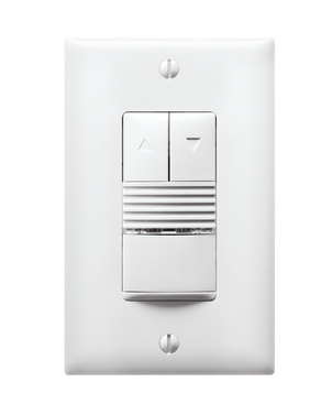 Wattstopper PW-311-W PIR Wall Switch Occupancy Sensor, Dimming 0-10V, Voltage 120/277V, White