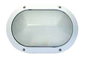 Orbit 7613-A19-WH OUTDOOR BULKHEAD LIGHT A19 White Finish