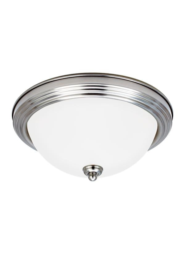 Generation Lighting Geary 77063-962 brushed nickel flush mount ceiling light