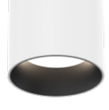 Eurofase Lighting WHSS02SL8011335WCL 8-in 13W Whiskey Surface Mount, Slim, Wide, 120V-277V, 35K, White/ Black Clear Finish