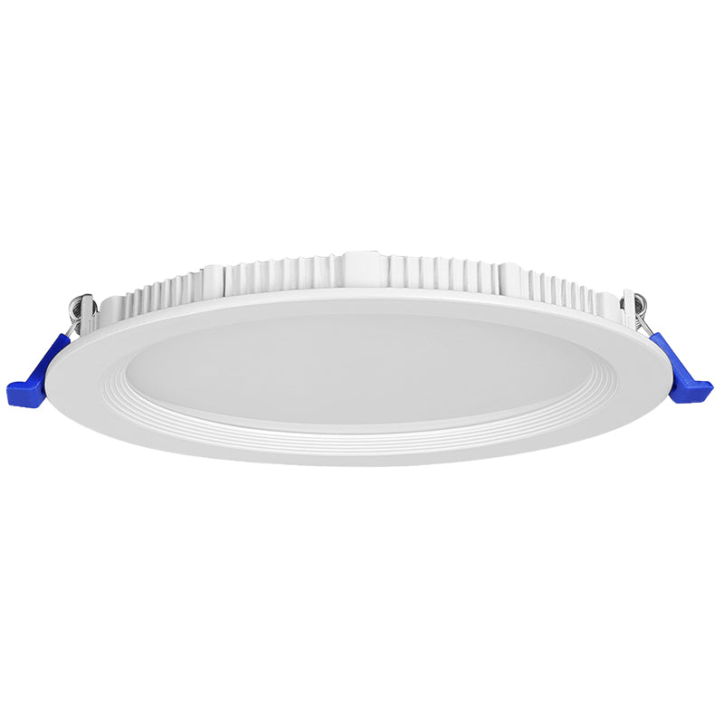 Lotus LED Lights JXL-CA06-T12W-5CCT-WH 6" Round Regressed Baffle Economy LED Downlight - 12W - 27K / 3K / 35K / 4K / 5K - 1,070 Lumens - White