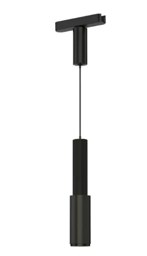 ET2 Contemporary Lighting ETL31622-BK Continuum Track LED Handler Pendant, Color Temperature 3000K, Voltage 120-277V, Black Finish