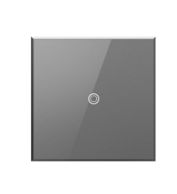 Legrand ASTH1532M2 Adorne Touch Switch with Microban, Magnesium Finish