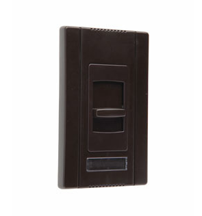Wattstopper CD3FB163P Titan Series Fluorescent 3-Wire Dimmer with Preset, Brown, 16 A, Voltage 277V