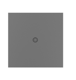 Legrand WNAL10M1 Adorne with Netatmo Single Pole/3-Way/Multi-Location Smart Light Switch Wall Control, Magnesium Finish
