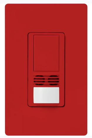 Lutron MS-A102-V-HT Maestro Dual Technology Ultrasonic and Passive Infrared Vacancy Sensor Switch for Single Circuit, Hot Finish