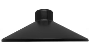 EnvisionLED PL-H-ALM-BL-1 Path Light Cap Style 1, Aluminum, Black