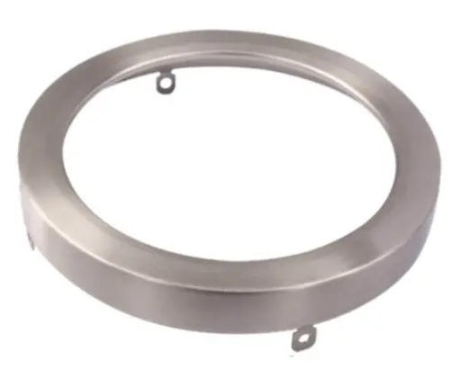 EnvisionLED SLSM-15R-TRIM-BN 15-in Snap On Trim for Slimline Disks, Round, Brushed Nickel Finish
