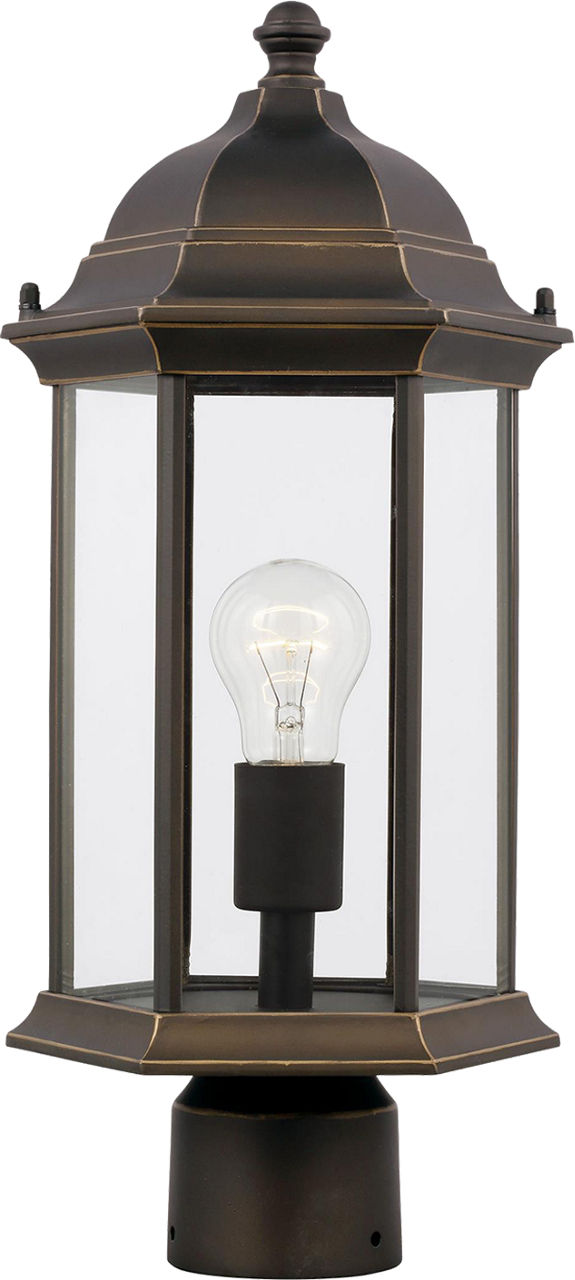 Generation Lighting 8238601EN7-71 Sevier 1 Light 18 inch Bronze Post Lantern