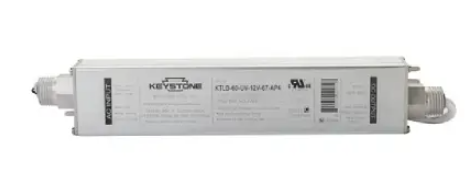 Keystone KTLD-60-UV-12V-67-AP4-DP Constant Voltage LED Driver, IP67, 12V Output, Wattage 60W, Voltage 120V/277V