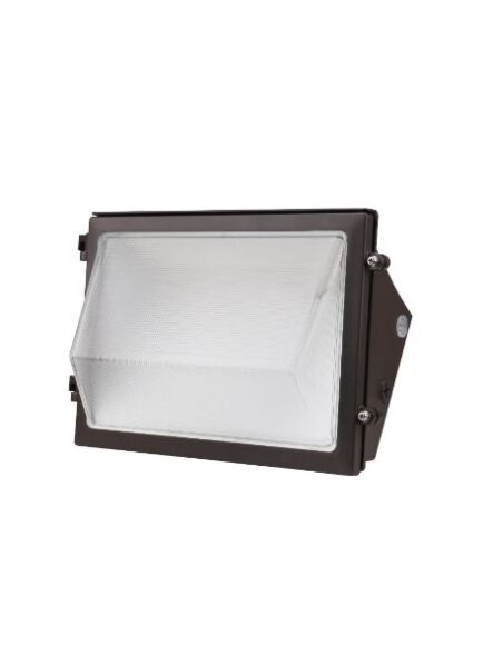 Eiko TWP1-PS45-FCCT-U TWP1 Traditional Wall Pack, Selectable Wattage 45/35/25W, Multi-Color Temperature, Voltage 120-277V, 0-10V Dimming, Photocell, Bronze