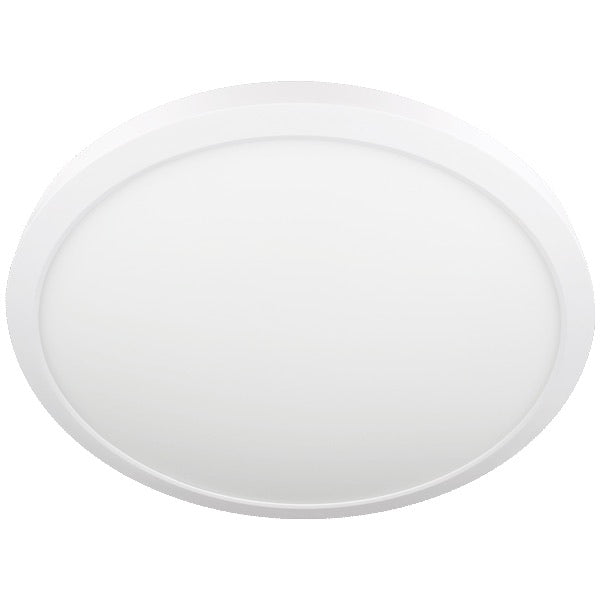 Lotus LED Lights ADS15R-3CCT-WH 15" Edgelit Disk LED Surface Mount - 30W - 3K / 4K / 5K - 2,090 Lumens - 120V