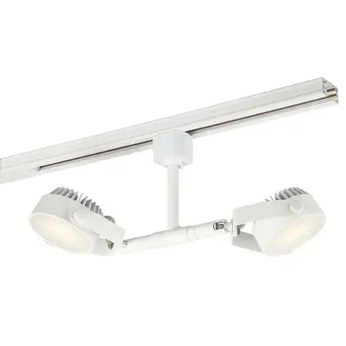 Eurofase Lighting 29008-018 Lexus Dual Track Head, Wattage 18W, Voltage 120V. Lumens 1250 lm, Color Temperature 3000K, White Finish